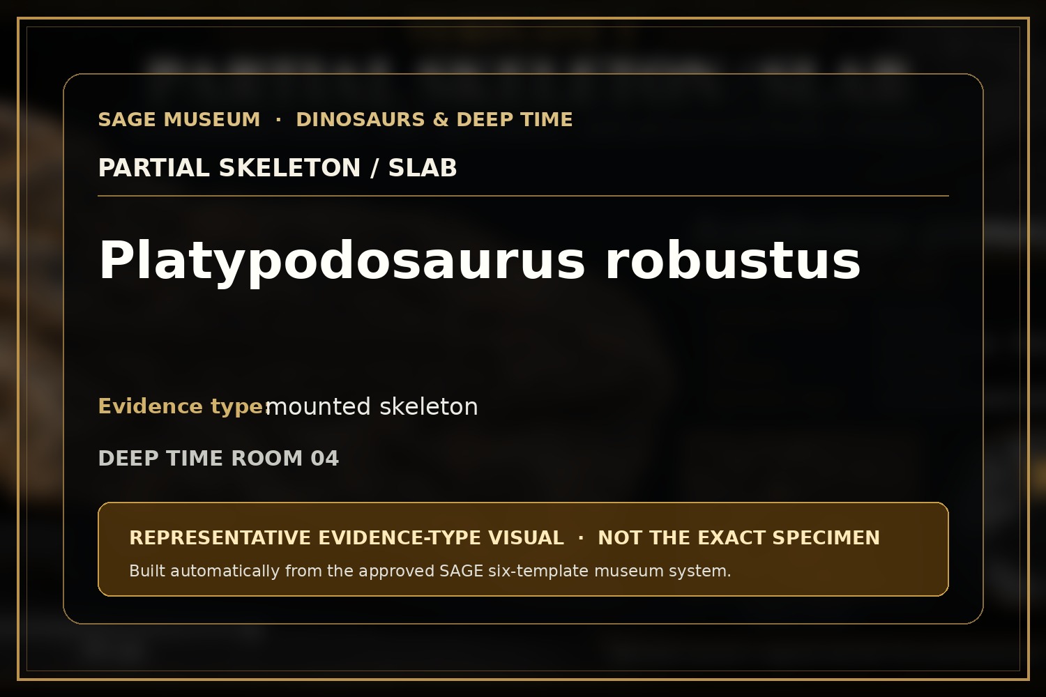 Dicynodont synapsid. Representative evidence-type visual; not the exact specimen.